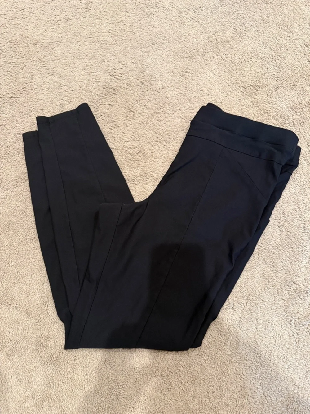 Simply Vera Ultra-Stretch Ponte Pintuck Ankle Pants - Picture 2 of 4